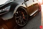 Lexus GS F Gloss Black on Vossen Wheels (HF-3) 2019 года